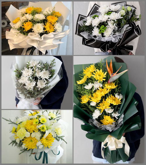 湖北孝感市应城市天鹅镇白事花束代送
